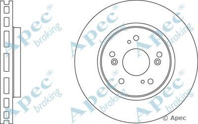 APEC BRAKING dsk2662 -  Тормозной диск